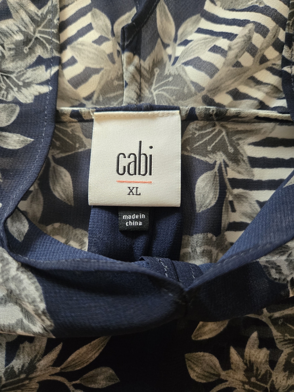 Cabi Navy Floral